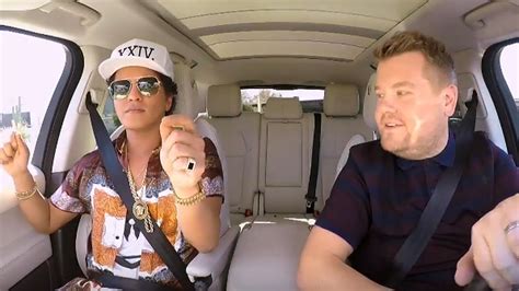 Bruno Mars karaoke carpool